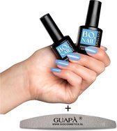 GUAPÀ® Gellak Blauw | Pink Gellak | Gel Nagellak | Gel Polish | Professionele Salon Kwaliteit | Blue Gel Polish 7 ml #098 Just Breathe
