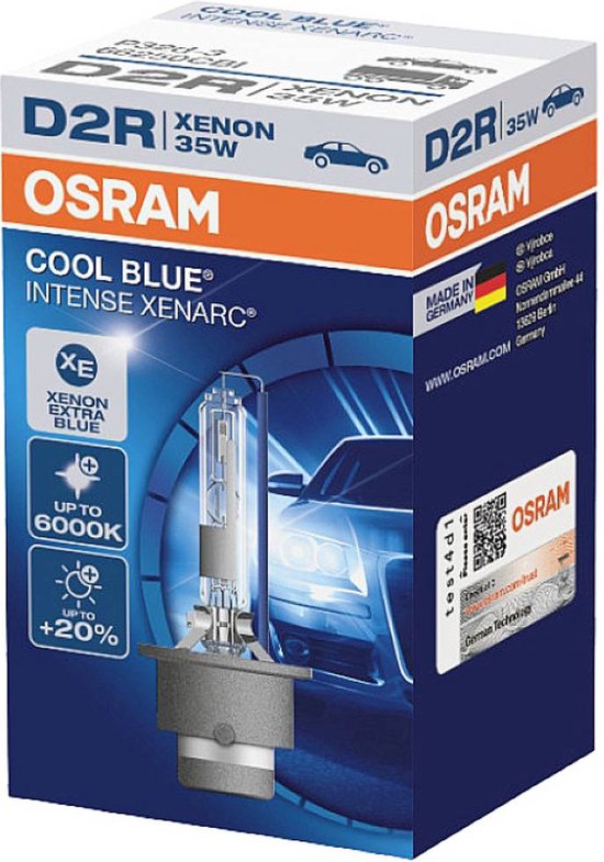 OSRAM 66250CBN Xenonlamp Xenarc Cool Blue D2R 35 W 85 V