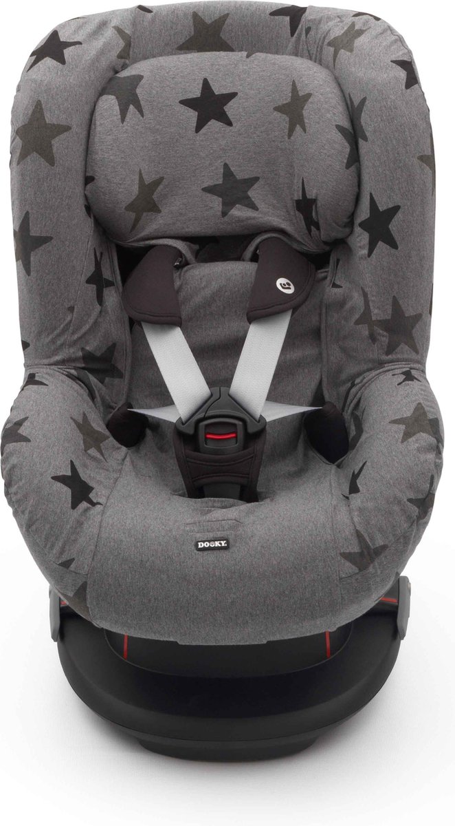 Dooky Seat Cover Groep 1 Autostoel hoes Grey Star bol