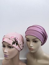 Hair4life - Chemo muts - Dames muts - Alopecia - Combi deal - Hoofddeksel