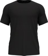 Odlo T-Shirt S/S Crew Neck Essential Print Graphic ZWART - Maat S