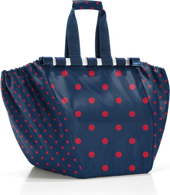 Reisenthel Easyshoppingbag Shopper Voor Winkelwagen - 30L - Mixed Dots Red Rood