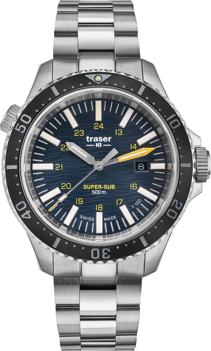 Traser - 109372 - Polshorloge - Heren - Kwarts - P67 Diver T100 Blauw