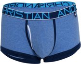 Andrew Christian Fly Boxer Athletic Blue - Maat M - Heren ondergoed - Mannen onderbroek