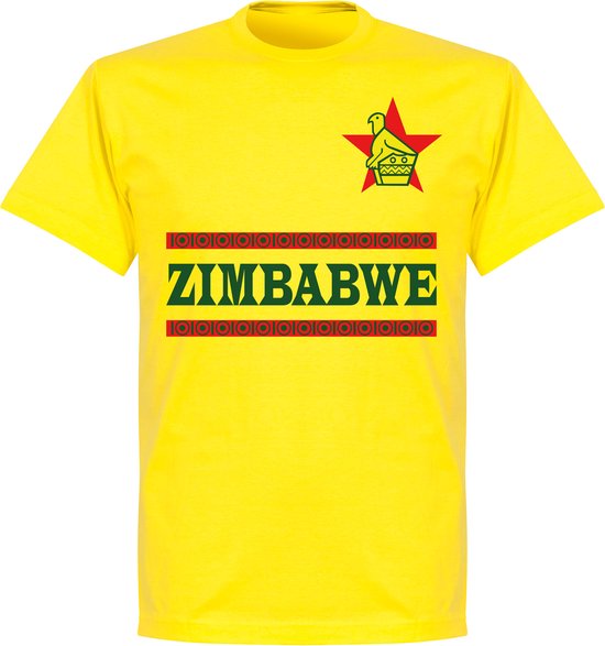 T-shirt de l'équipe du Zimbabwe - Jaune - XS