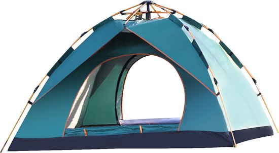 Waterdichte Automatisch Tenten-Pop up Tent-3-4 Personen Tentje-Lichtgewicht tenten-Anti-UV-voor Kamperen & Buiten & Wandelen-Groen