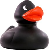 MBW - Grote Badeend - Piepend - Zwart - Blikvanger - XXL -30 cm