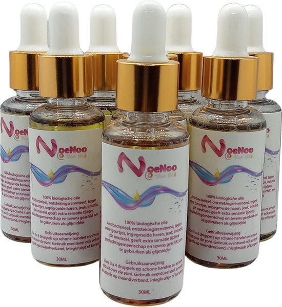 Noenoo - Yoni Oil - Olie - Massage olie - Perzik - Verwijderd geur - Glijmiddel -Lubricant- Ingegroeide haren