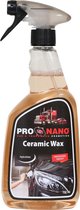 ProNano | ProNano Ceramic Wax 750ml | Nano Technologie | Het heeft uitstekende hydrofobe eigenschappen, die een hoge glans geven en de kleur verbeteren | Beschermd tegen alle weers