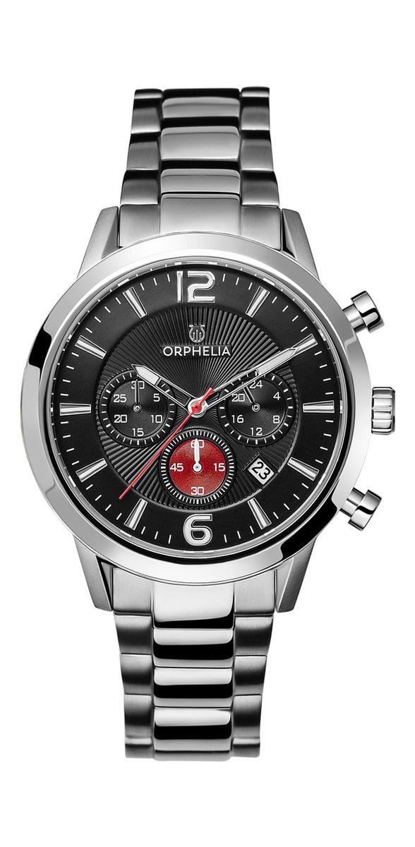 Orphelia Tempo OR82807 Horloge - Staal - Zilverkleurig - Ø 43 mm