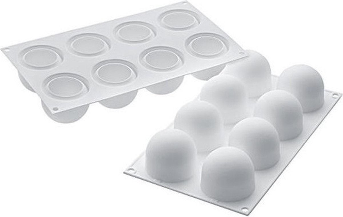 Silikomart Truffles 120 - siliconen bakvorm - bol - set van 8 bollen