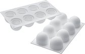 Silikomart Truffes 120 - moule à pâtisserie en silicone - sphère - lot de 8 sphères