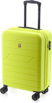 Gladiator Mambo S Handbagage Koffer Expandable - 55 cm - TSA slot - Lime Groen