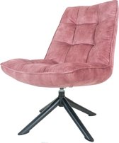 Fauteuil Dorus Adore Velvet - Old Pink 30