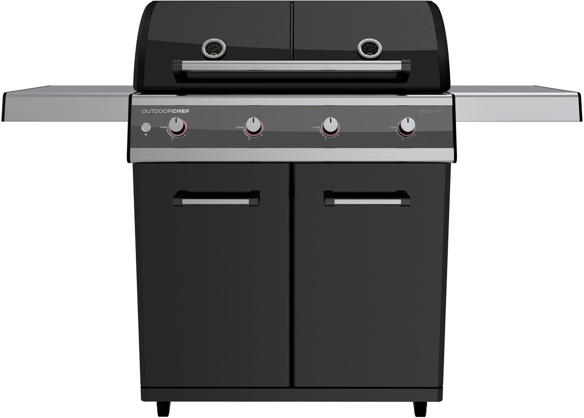 Outdoorchef Dualchef 415 G D-line BBQ zwart