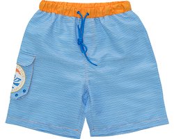Ducksday - zwemshort - jongens - boardshort - UPF 50+ - True blue - 14 jaar - blauw - UV