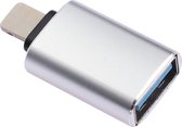 DrPhone C15 - Lightning USB 3.0 OTG - Adapter - Converter USB 3.0 - Geschikt Voor IOS Smartphone & Tablet - Zilver