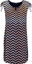 Charmline Shadow Play jurk -plum gold- maat M