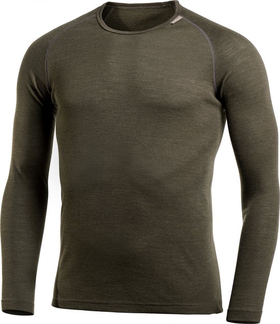 Merino Base Layer Crewneck LITE - Pine Green