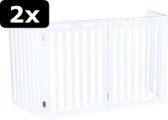 2x AFSLUITHEK WIT 60-160X75CM