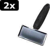 2x TOOLS-2-GROOM UNI SLICKER STANDAARD