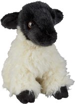 Pluche knuffel dieren Lammetje/schaap van 18 cm - Speelgoed lammetjes knuffels - Leuk als cadeau voor kinderen