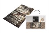 Keukenloper - Loper keuken - Dinosaurus - Bos - Boom - 120x60 cm - Keukenloper vinyl