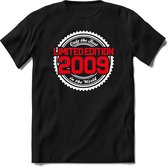 2009 Limited Edition | Feest Kado T-Shirt Heren - Dames | Wit - Rood | Perfect Verjaardag Cadeau Shirt | Grappige Spreuken - Zinnen - Teksten | Maat S