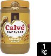 Calvé Pindakaas Stukjes Pinda pot - 1000 g