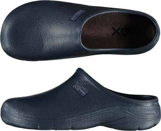 Klompen Dames - Tuinklompen Dames Blauw - Navy - Maat 41 - Tuinschoenen - Slippers Dames - Clogs Dames - Instappers Dames - Werkklompen