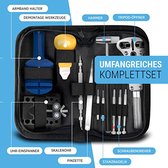 Supremio Premium Watch Tool - Horlogemaken Tool Set 128 onderdelen - Roestvrij staal horloge reparatie kit met horloge opener