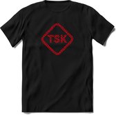 TSK Studio Shirt |Rood | T-Shirt Heren / Dames | Original & vintage | Sport Shirt Cadeau | Maat L