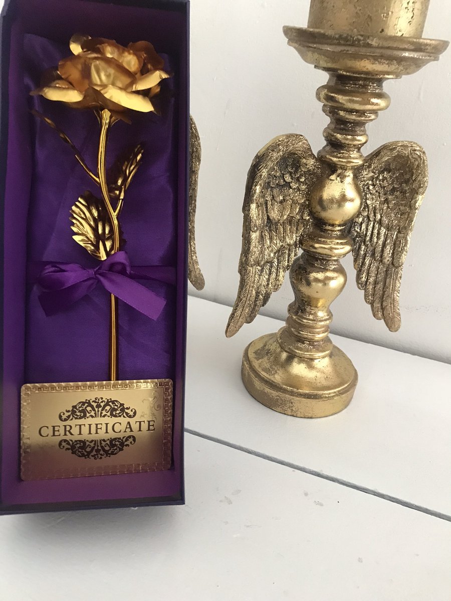 24k golden Roos Kerstmis| Bloemen |Verjaardagscadeau| Moederdag | Liefde | Gouden Roos| Valentijnscadeau | Cadeau voor vrouw | Inclusief Giftbox