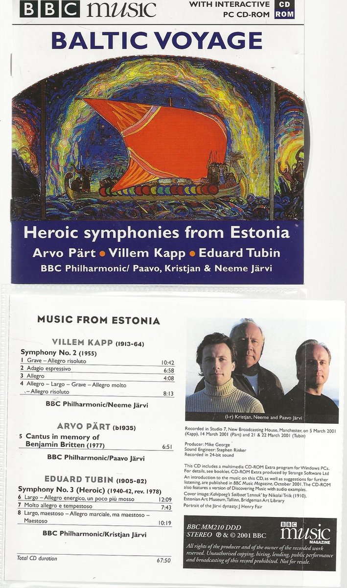 HEROIC SYMPHONIES FROM ESTONIA