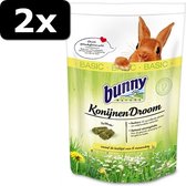 2x KONIJNENDROOM BASIC 4KG