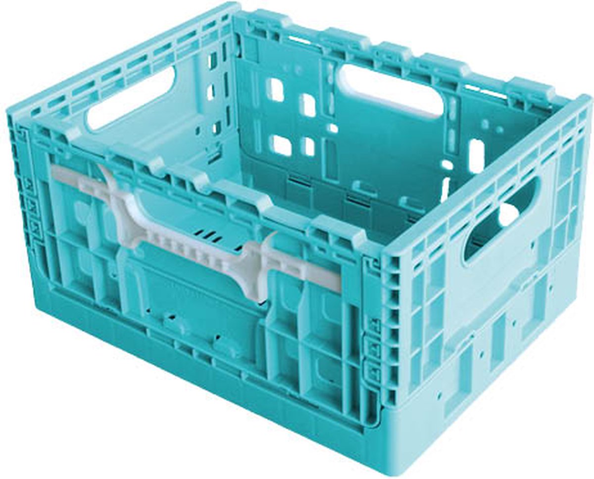 Alpac Vouwkrat - Klapkrat - 365 x 275 x 190 mm - 14,8 L - Turquoise