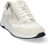 Durea 6268 688 9733, Wit beige combi sneaker wijdte K