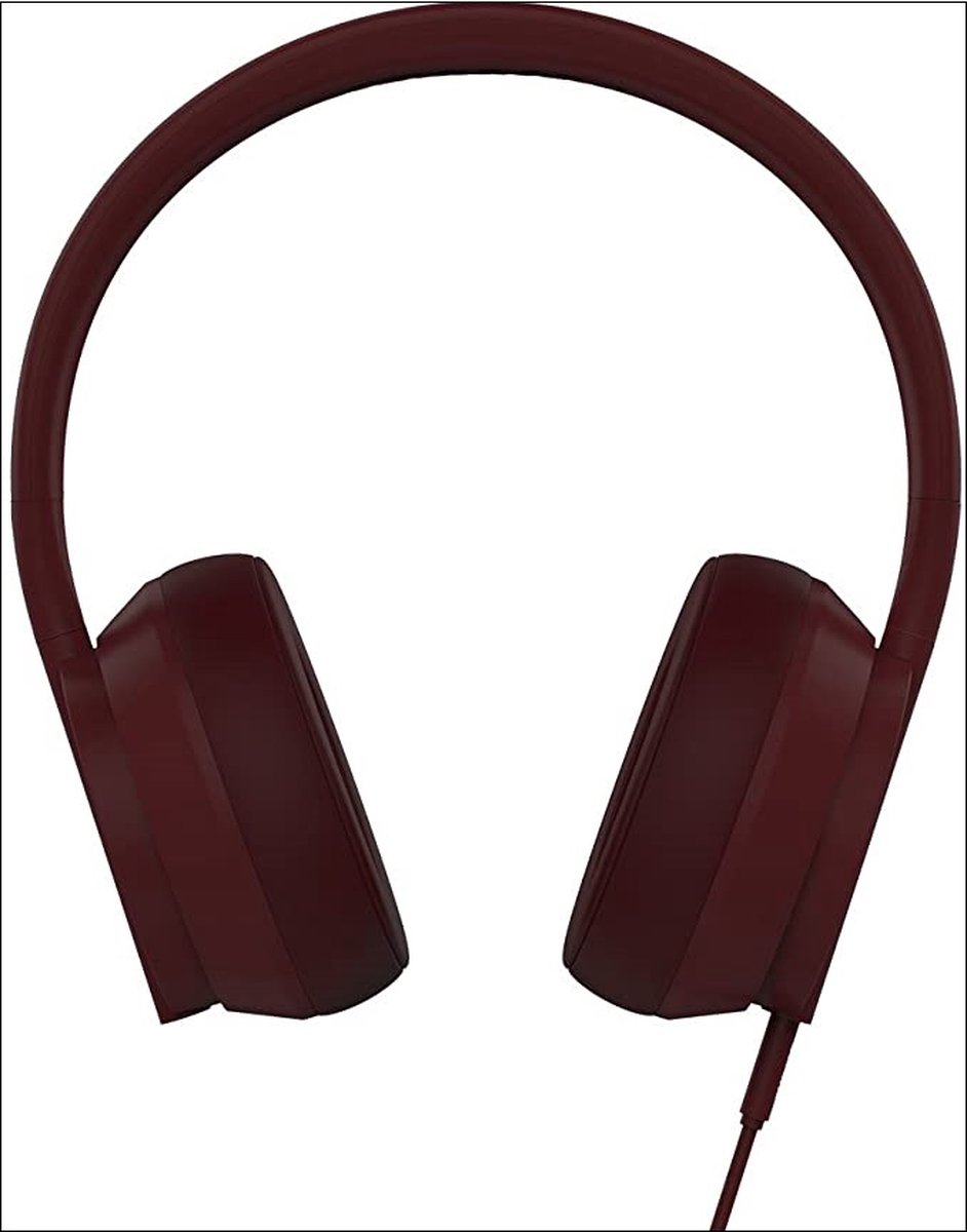 Plugged Crown Over-Ear Hoofdtelefoon Bordeaux - Koper