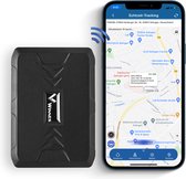 WINNES GPS tracker met SIM kaart, 10000mAh oplaadbare lithium batterij - Auto volgsysteem GPS Tracker -  met Real-Time Tracking en App - Krachtig Magneet - TK916