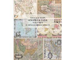 Vintage Maps Scrapbook Paper