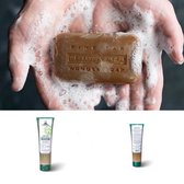 Teerzeep Pakket - Pijnboomteer - Pine Tar Soap Pakket - Shampoo - Zeep Bar - Douchegel - The Grandpa Soap