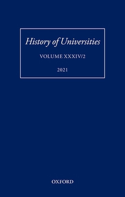 History of Universities Series- History of Universities: Vol ... - cover