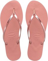 Havaianas you metallic nude rosa, maat 33/34