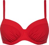 CYELL Dames Bikinitop Voorgevormd met Beugel Rood  -  Maat 75F