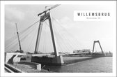 Walljar - Willemsbrug '80 - Muurdecoratie - Poster met lijst