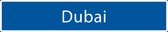 Straatnaambord Dubai | Straatnaambord stad| Verkeersbord Dubai | Verkeersborden | Straatnaambord origineel | Verkeersborden Steden