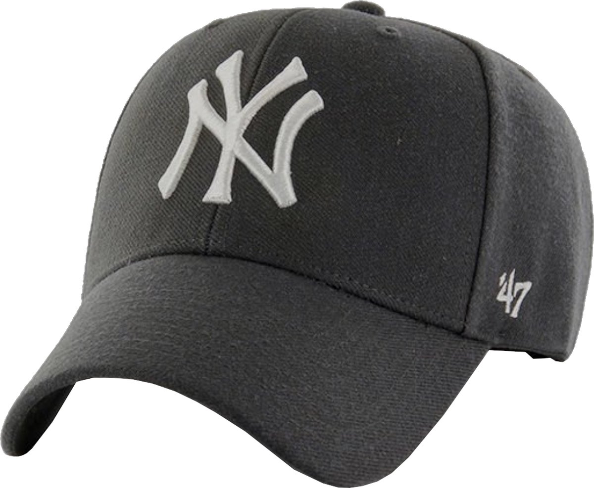47 Brand New York Yankees MVP Cap B-MVPSP17WBP-CC, Unisex, Grijs, Pet, maat: One size