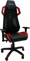 BaseCore® - Gamestoel - Gamingstoel - Bureaustoel - Ergonomisch Ontwerp - Verstelbaar - Hoogwaardig Kunstleer - Sterk Metalen Frame - Max. 135kg - Super Comfortabel - Zwart/Rood