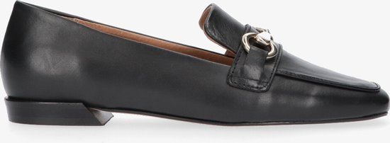 Tango | Eloise 2-b black leather loafer - black sole | Maat: