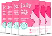 jolly - Waxstrips Gezicht - voor Dames - Voordeelverpakking 6 x 24 Stuks